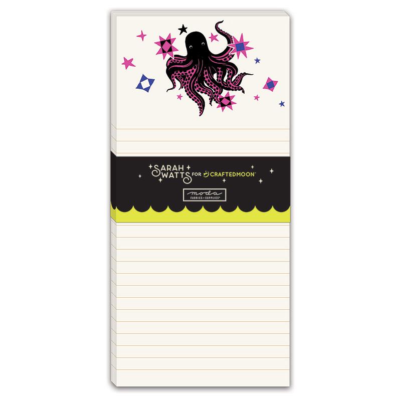 CRAFTEDMOON - Notepad Octopus