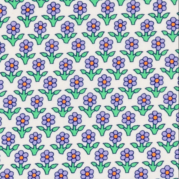 Petit Pan Vanina in White cotton fabric by the yard